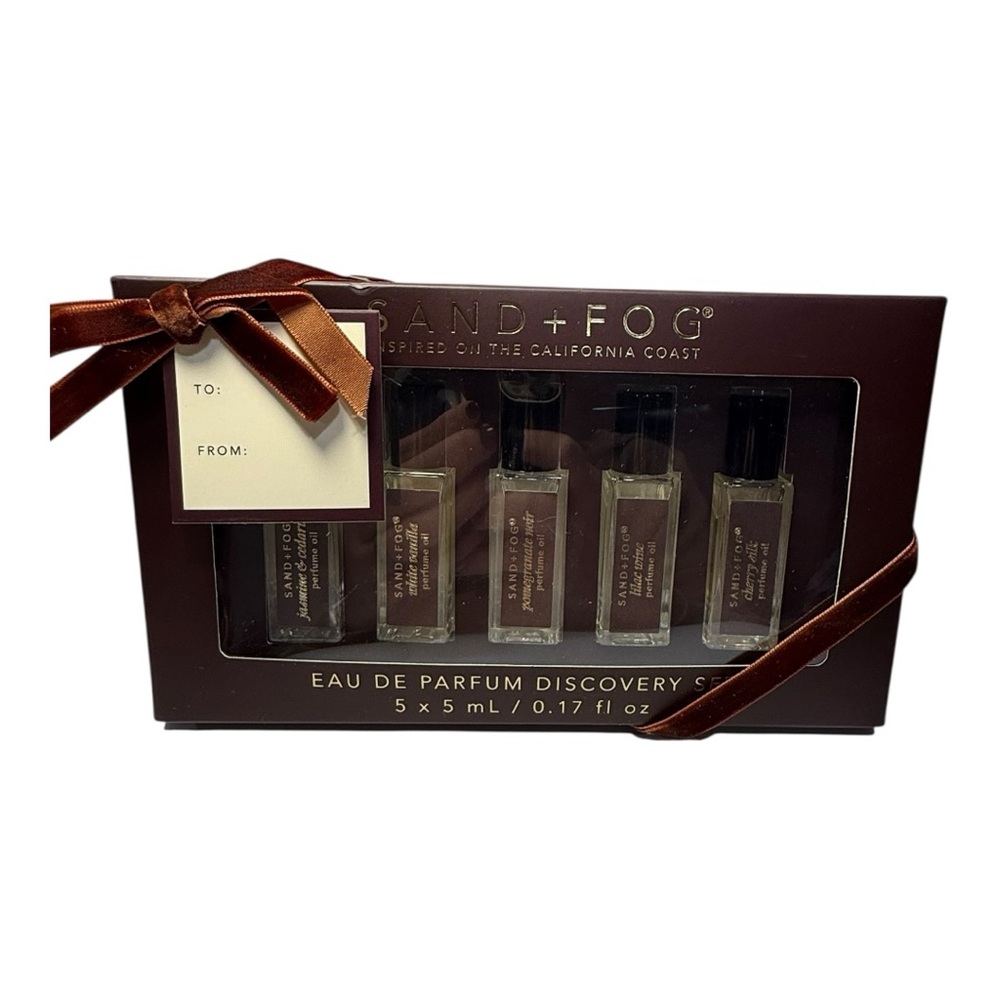 Sand + Fog Eau de Parfum Discovery Set | 5 Mini Fragrances | New